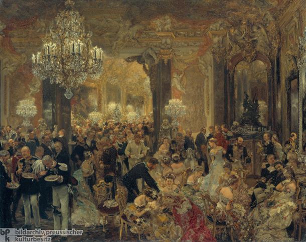 Adolph Menzel, <I>The Supper at the Ball</i> [<I>Das Ballsouper</i>] (1878) 