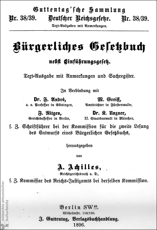 German Civil Code (1896)