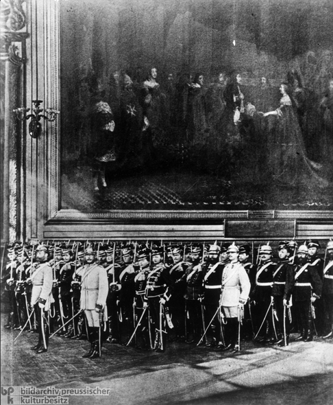 Honorary Delegation of German Regiments at Versailles (January 18, 1871)