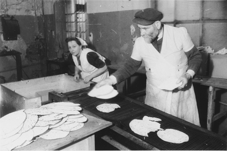 Preparation of Matzah for Passover (1945-49)