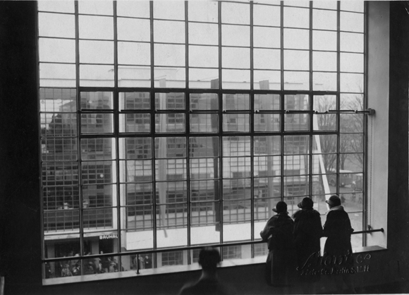 Dessau Bauhaus: View from the Stairwell during the Building's Official Opening (December 4-5, 1926)
