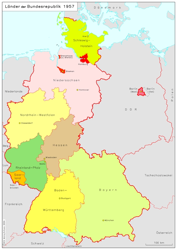 Länder der Bundesrepublik (1957)