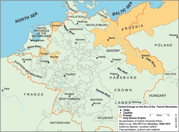 Map Of Prussia 1740 Ghdi - Map