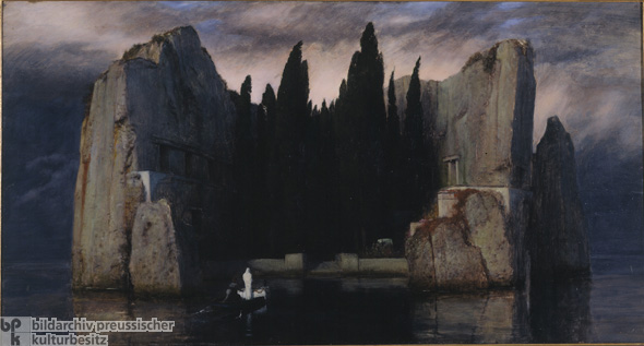 Arnold Böcklin, <i>Island of the Dead</i> [<i>Die Toteninsel</i>] (1883)