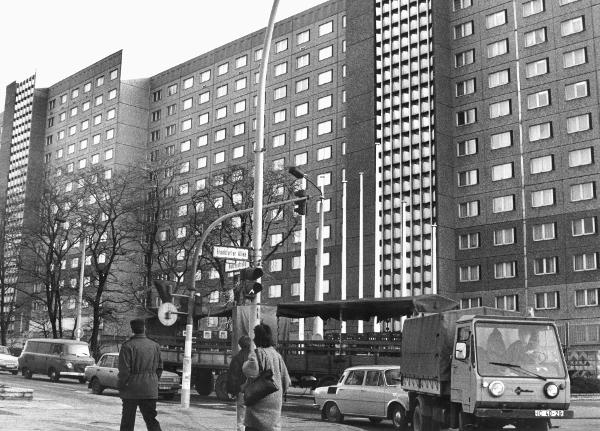 The Headquarters of the Office for National Security (formerly of the Ministry for State Security) in the East Berlin Neighborhood of Lichtenberg (December 15, 1989)