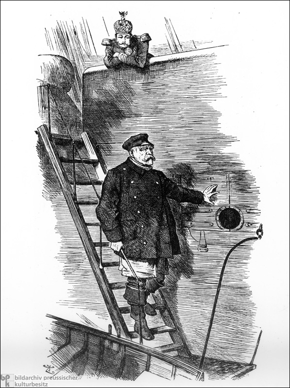 „Der Lotse geht von Bord” (1890)