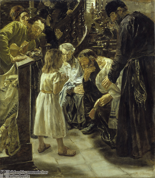 Max Liebermann, <i>Der zwölfjährige Jesus im Tempel</i> (1879)