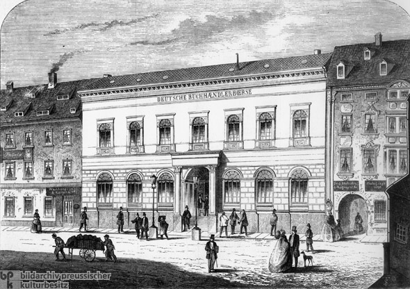 The German Booksellers' Bourse in Leipzig (1861) 