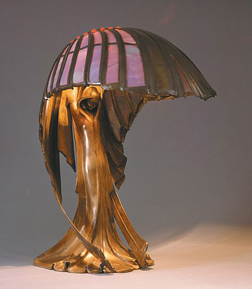 Peter Behrens, <I>Jugendstil</i> Table Lamp (1902)