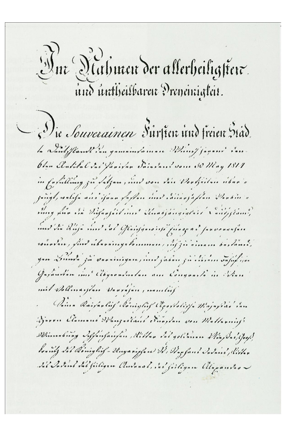 German Federal Act (June 8, 1815)
