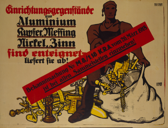 Beschlagnahmung von Metall (1918)