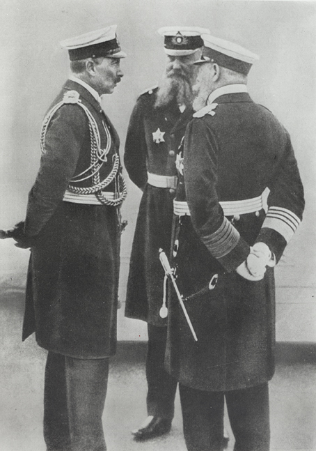 Kaiser Wilhelm und seine Admiräle (1910)