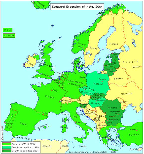 NATO's Eastward Expansion (2004)