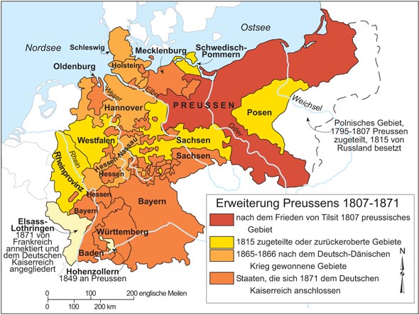 Erweiterung Preussens 1807-1871