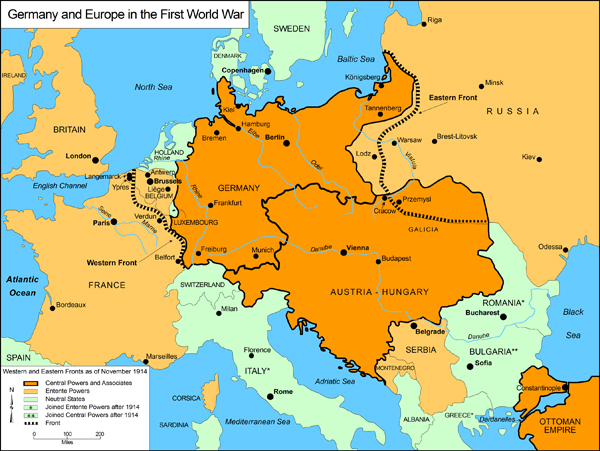 map of germany during ww1 Ghdi Map map of germany during ww1