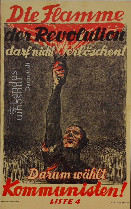 Communist Party of Germany (KPD) Election Poster (1924)