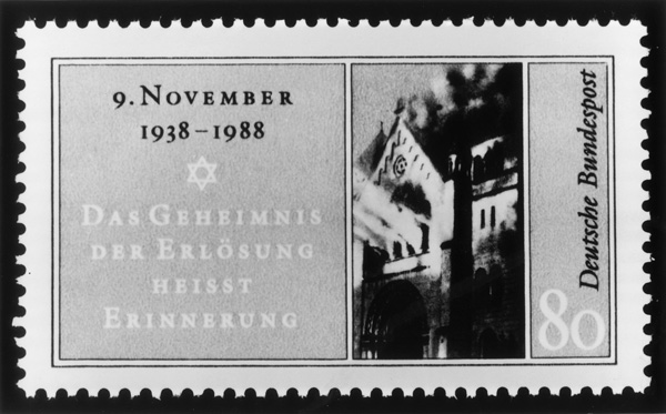 Stamp Commemorating <I>Kristallnacht</i> (1988)
