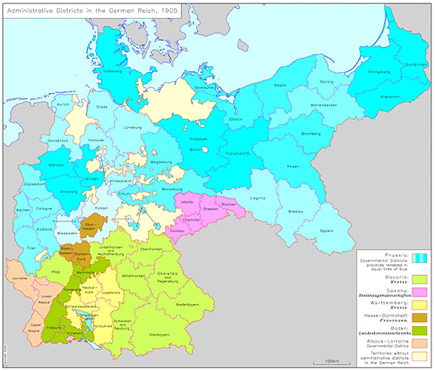 german empire world map