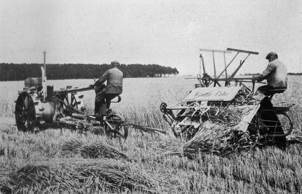Die Mechanisierung der Agrarwirtschaft (um 1910)
