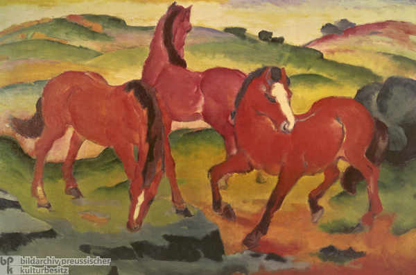 Franz Marc, <i>Grazing Horses IV</i> (1911)