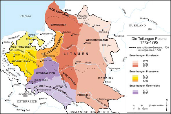Die Teilungen Polens 1772-1795